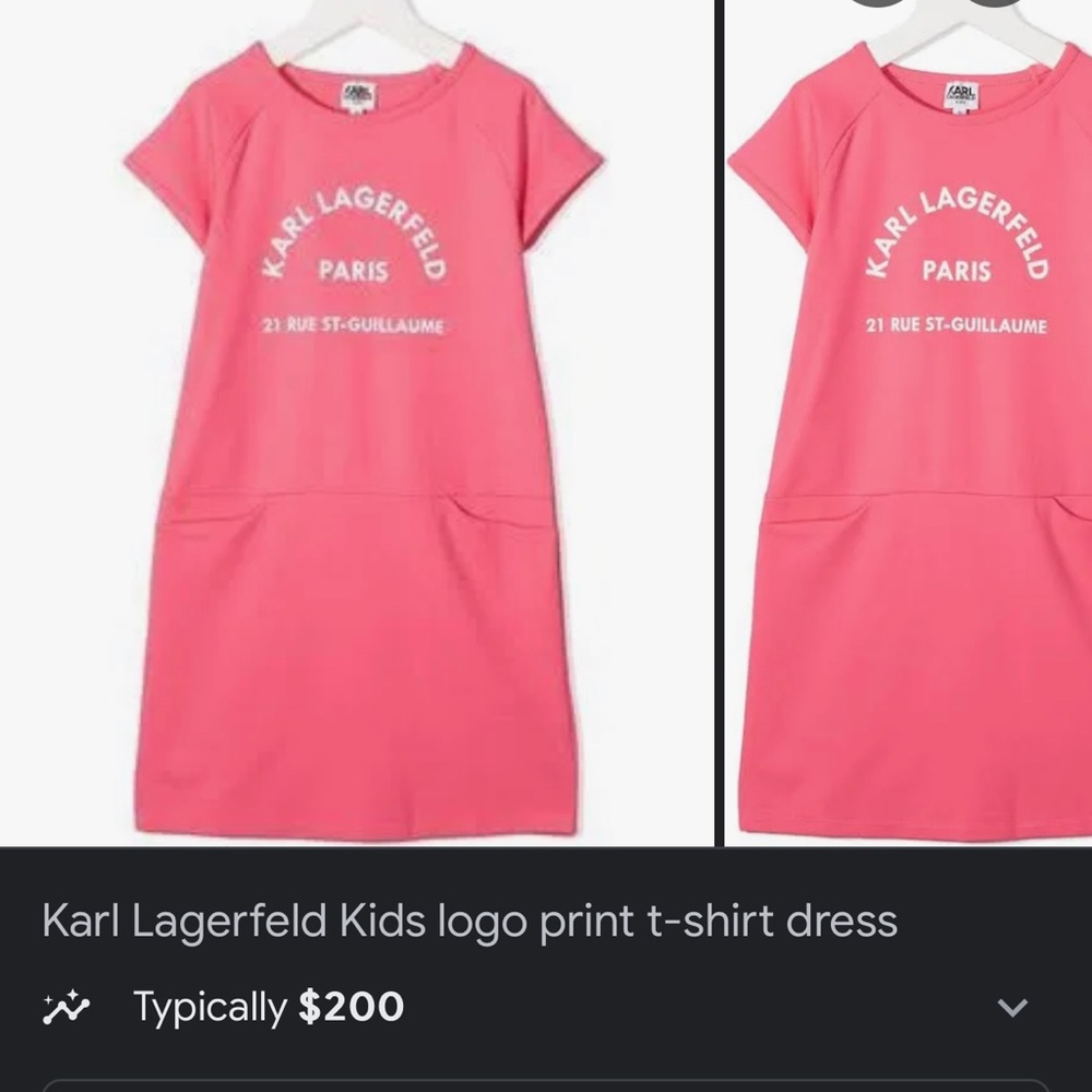 Karl Lagerfeld girls dress